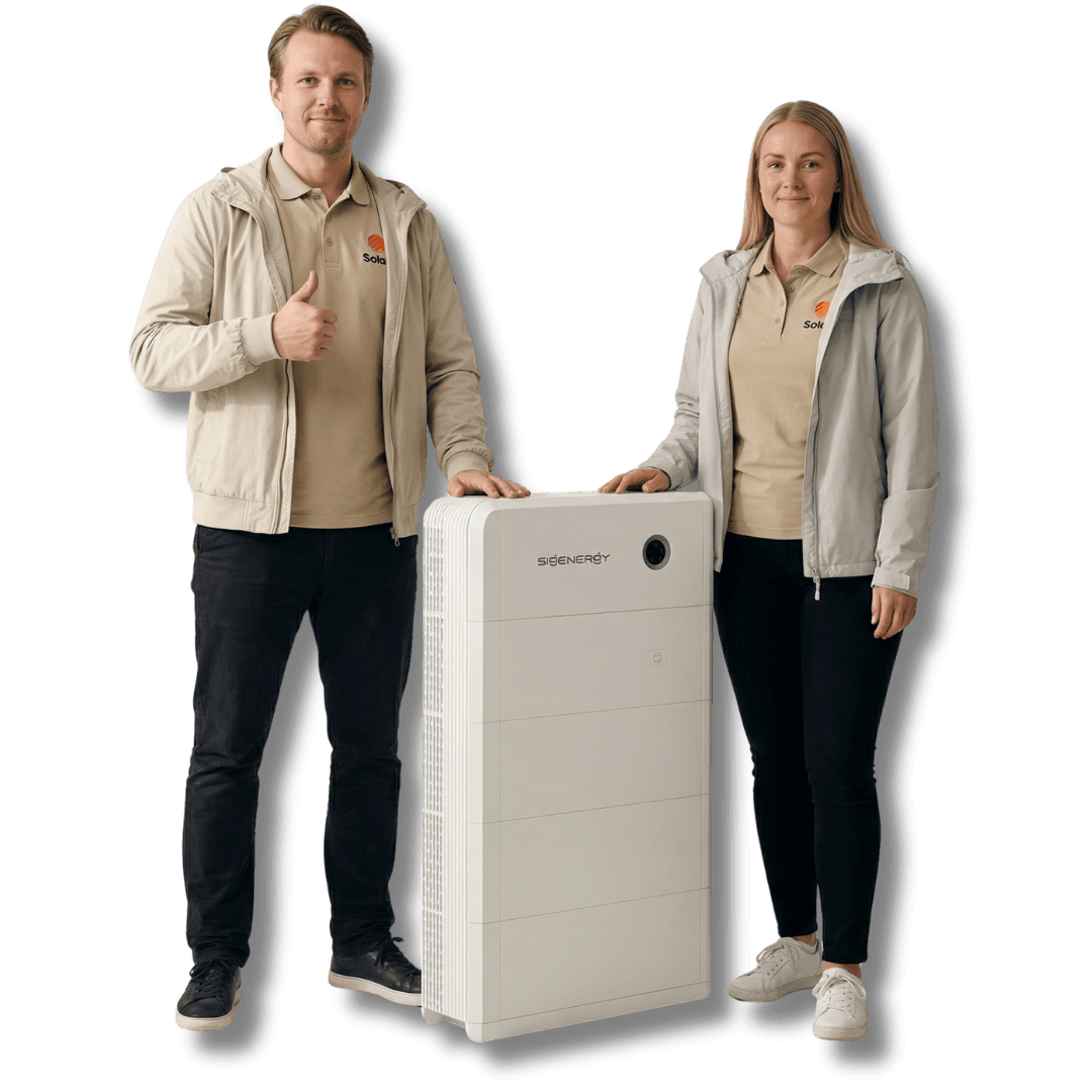 Solara-teamet med Sigenergy hembatteri